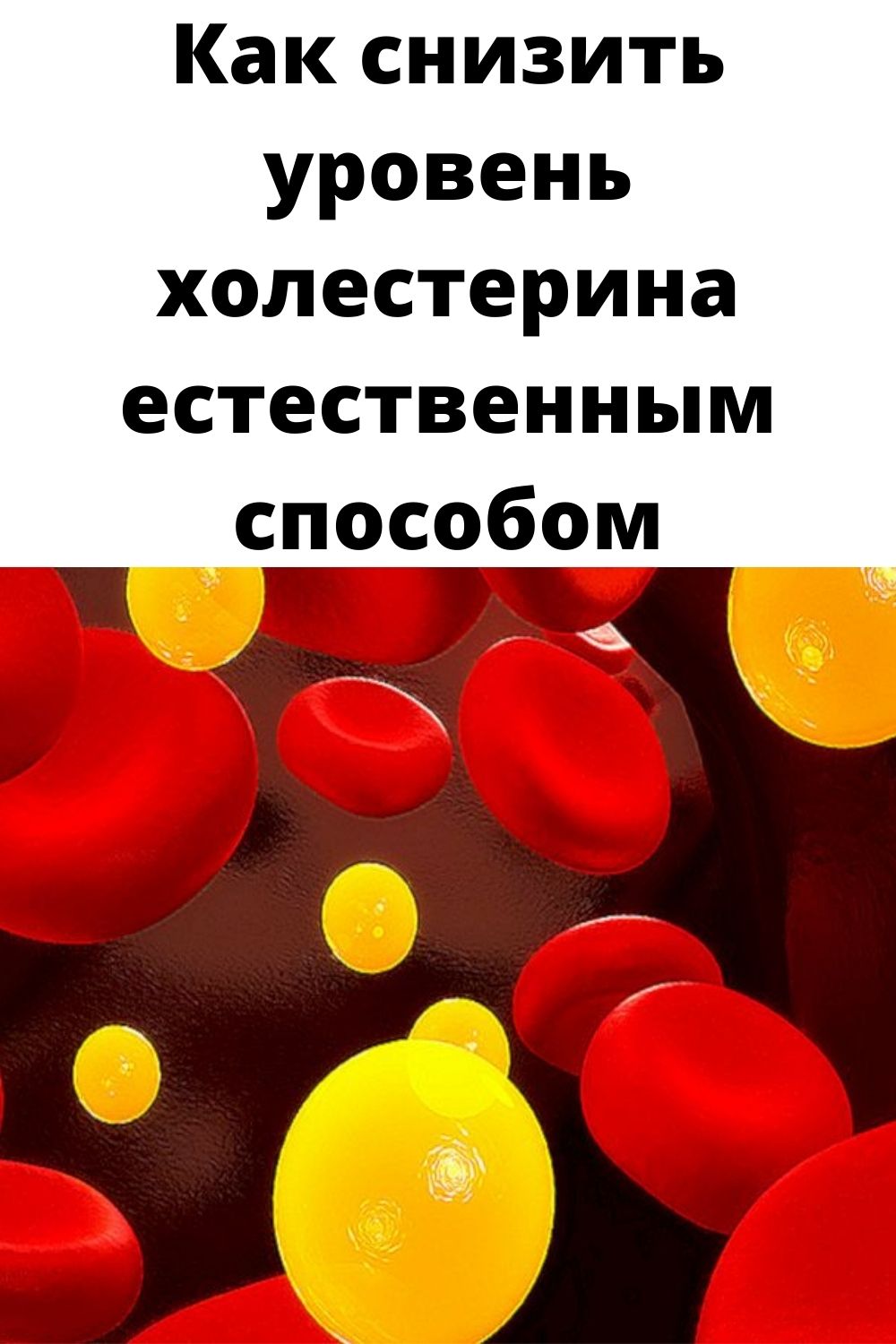 Как снизить уровень холестерина естественным способом