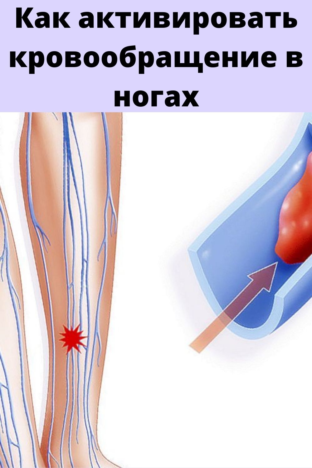 Как активировать кровообращение в ногах