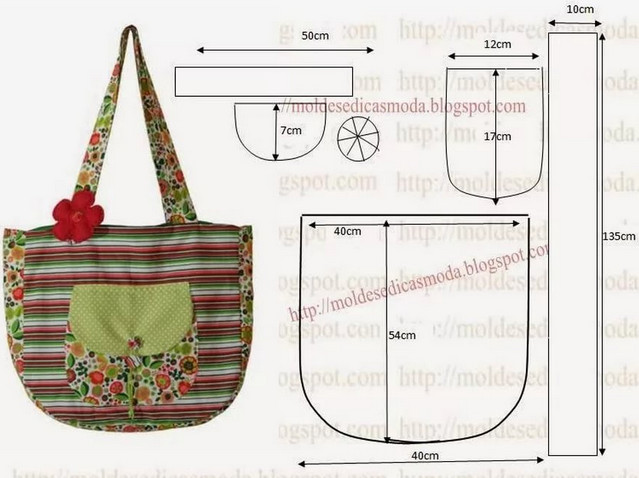 Простые, но очень красивые сумки + выкройки