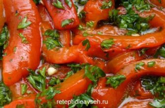 Болгарский перец с чесноком — моя коронная закуска. Улетная получается ВСЕГДА