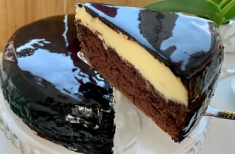 Торт Эскимо с идеальной шоколадной глазурью