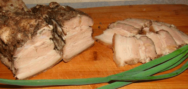 Запечь грудинку в духовке в фольге куском рецепт свиную с фото пошагово