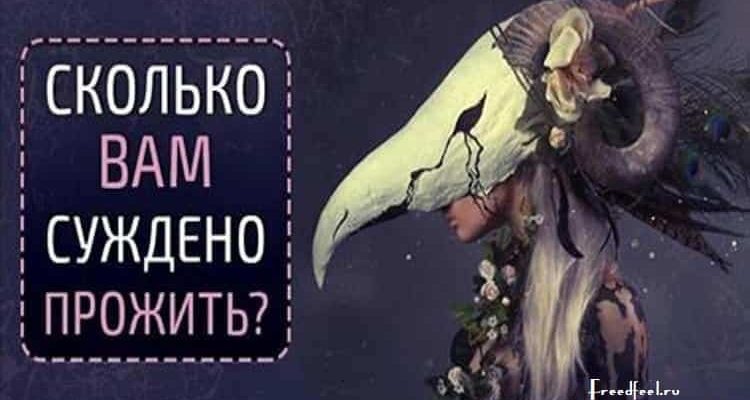 Тест на продолжительность жизни. Сколько лет вы проживете?