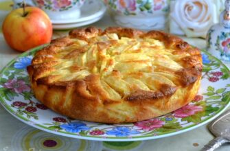 Невероятно нежный итальянский пирог с яблоками «Праздничный». Вкусно — просто не описать словами.