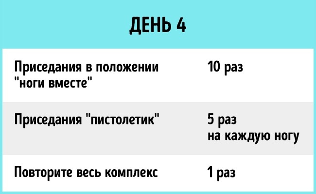 12 упражнений, чтобы подтянуть попу и ноги за 1 неделю