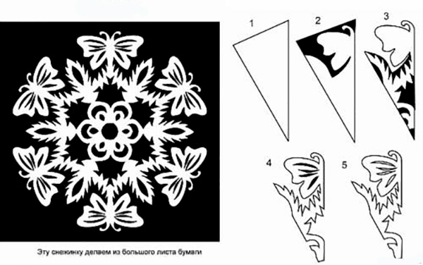 СХЕМЫ СНЕЖИНОК К НОВОМУ ГОДУ