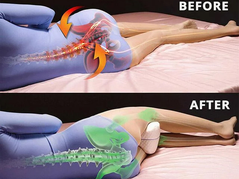 Подушка под бедро во время сна избавит от многих проблем со здоровьем